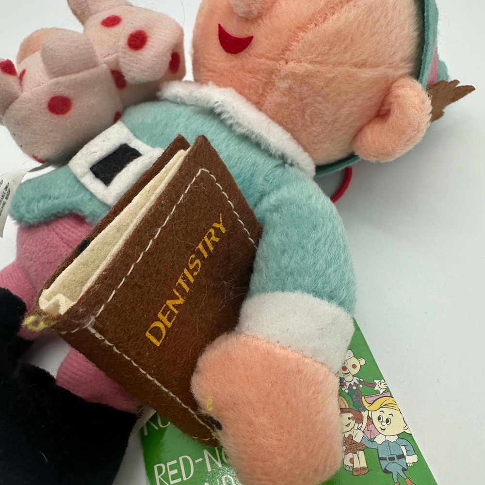 Stuffins Herbie the Elf Plush 1999 Rudolph Misfit Toys Spotted Elephant CVS 7.5" - Picture 4 of 13